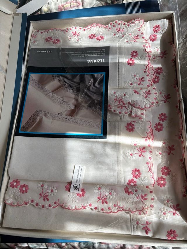 Lenzuola matrimoniali Tiziana - cotone