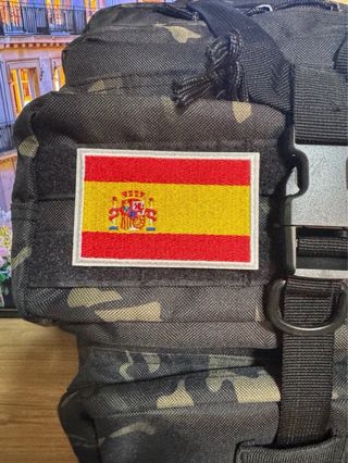 Mochila táctica 50 negra camuflaje