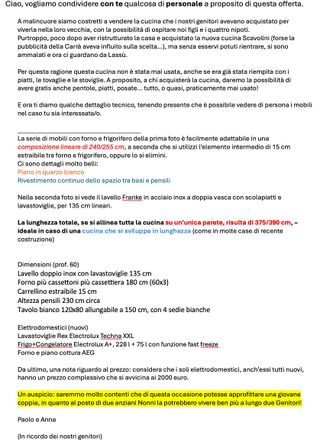 Cucina Scavolini bianca