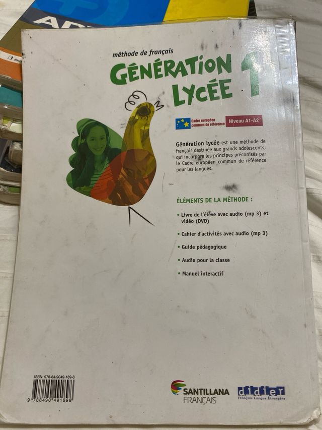 GENERATION LYCEE A1/A2 ELEVE+CD+DVD