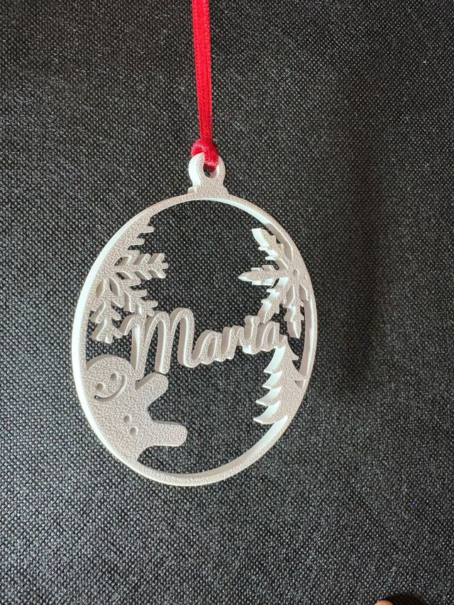 Decoro Natale personalizzato Maria