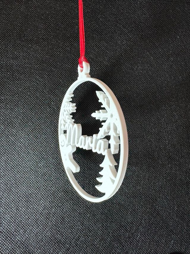 Decoro Natale personalizzato Maria