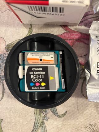 Stock cartucce Canon bci 4 nere e 1 color
