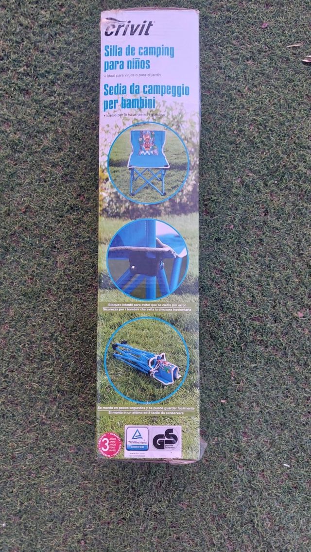 Silla camping Crivit niño
