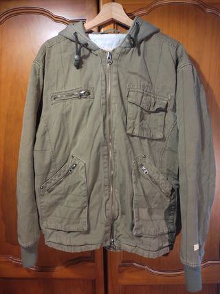 Cazadora Hombre Verde Militar L