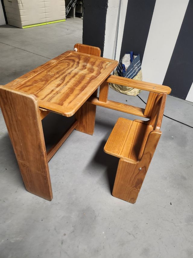 Mesa infantil de madera TRAMA