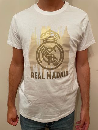 Camiseta Real Madrid - Blanca y dorada