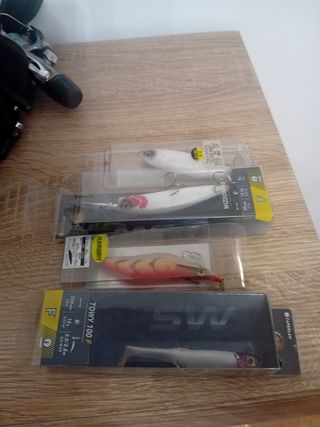 Bolso Geologic lleno de kit de pesca y carrete 