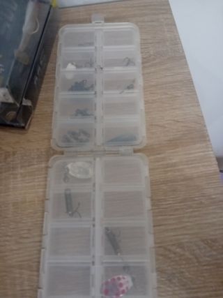 Bolso Geologic lleno de kit de pesca y carrete 