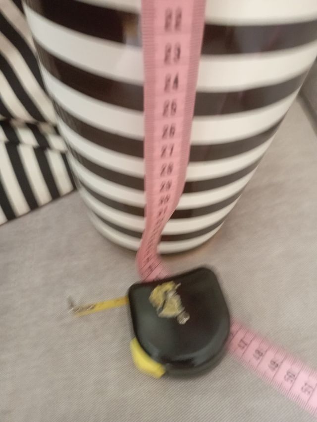 Jarrón Tibor - Verde, blanco y negro