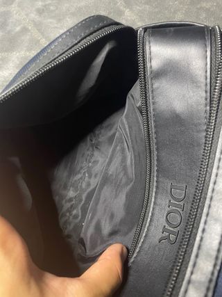 Borsa da toilette Dior blu - da viaggio