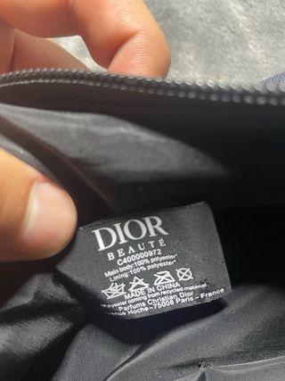 Borsa da toilette Dior blu - da viaggio