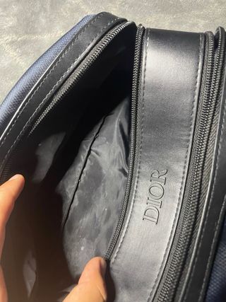 Borsa da toilette Dior blu - da viaggio