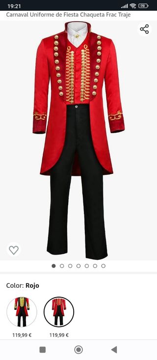 OPORTUNIDAD Disfraz El gran Showman Domador