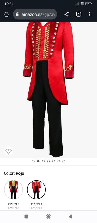 OPORTUNIDAD Disfraz El gran Showman Domador