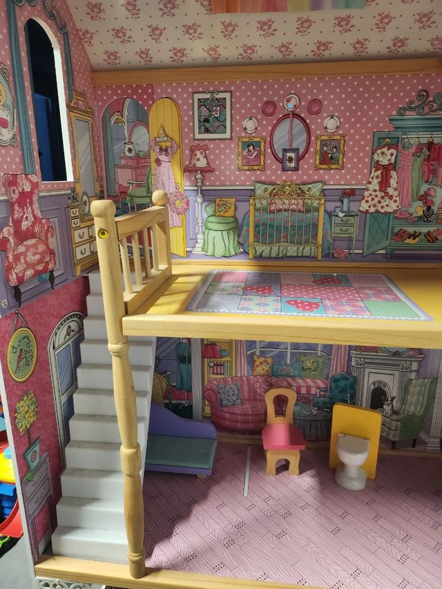 Casita Muñecas Madera