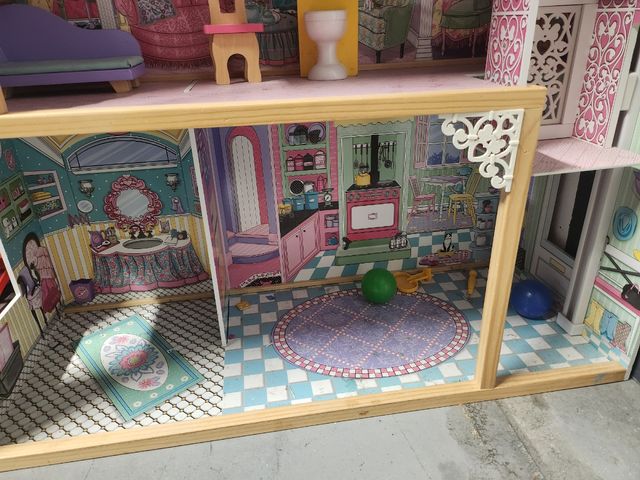 Casita Muñecas Madera