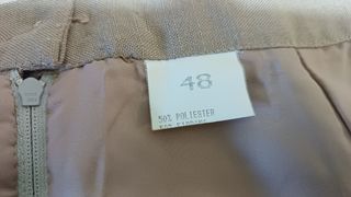 Falda marrón talla 48 - Elegante