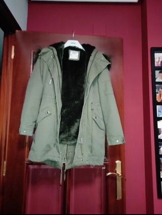 Abrigo militar verde oliva