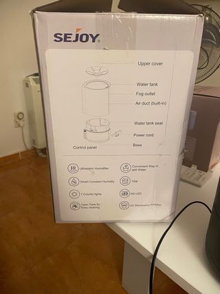 Humidificador SEJOY - Negro