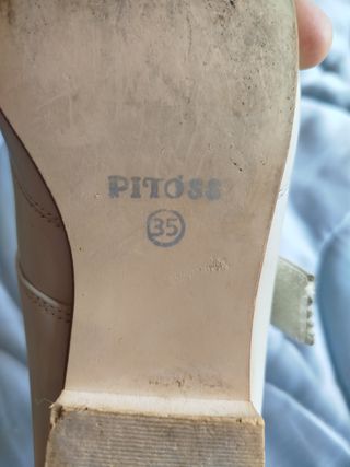 Zapatos comunión Pitoss beige