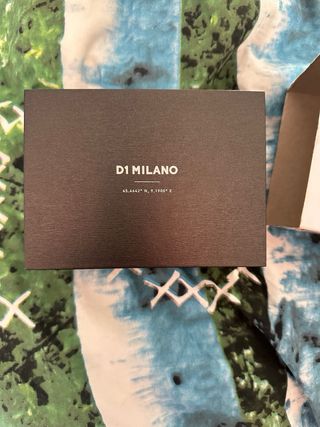 D1 Milano - Reloj automático plata & verde azulado