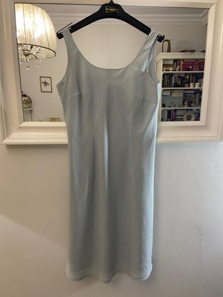 Vestido midi Naf Naf azul