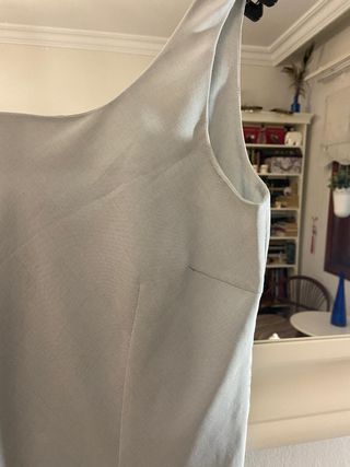 Vestido midi Naf Naf azul