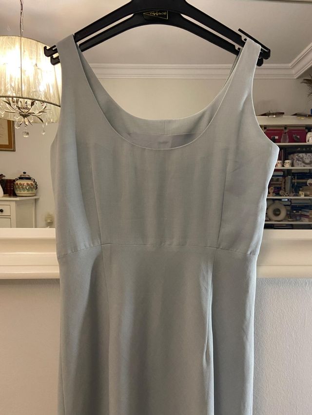 Vestido midi Naf Naf azul