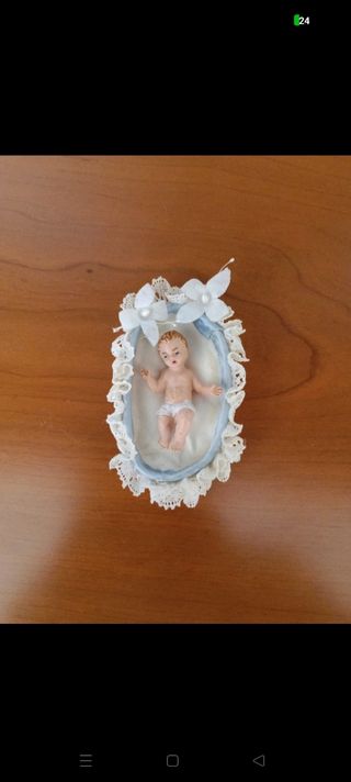 Gesù Bambino in Culla - Plastica 