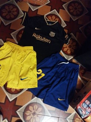 Equipación FC Barcelona - Talla niño