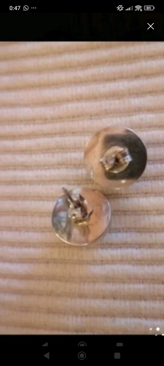 Pendientes Plata redondos