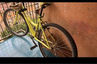 Bicicleta montaña verde