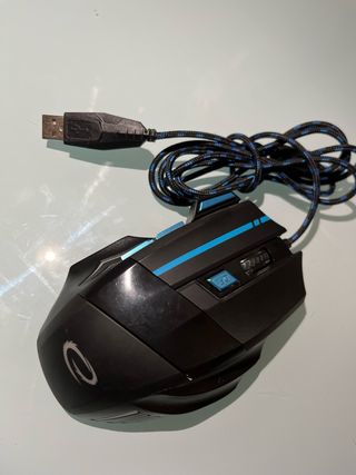 Ratón Gamer USB - Negro/Azul