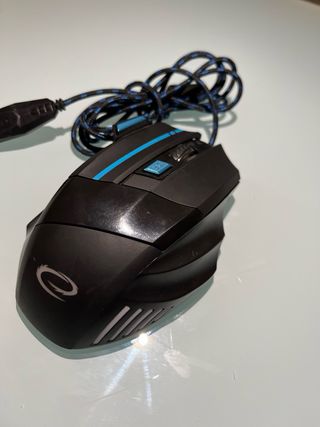Ratón Gamer USB - Negro/Azul