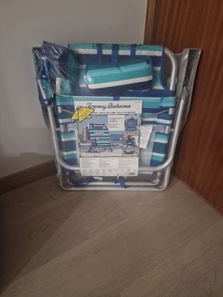 Silla playa Tommy Bahama azul