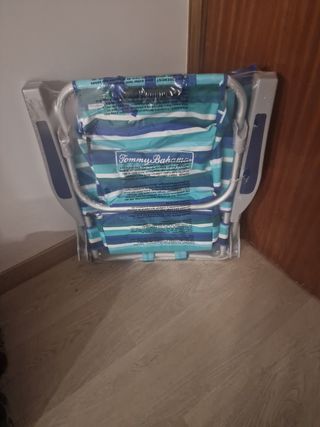 Silla playa Tommy Bahama azul