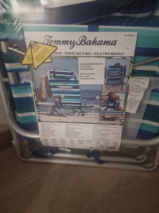 Silla playa Tommy Bahama azul