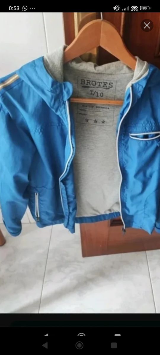 Cazadora niño talla 10