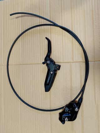 Freno Sram level silver + pinza freno Flat Mount