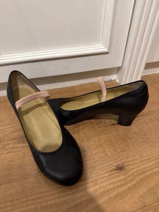 Zapatos Flamenco Yebra negros, talla 37