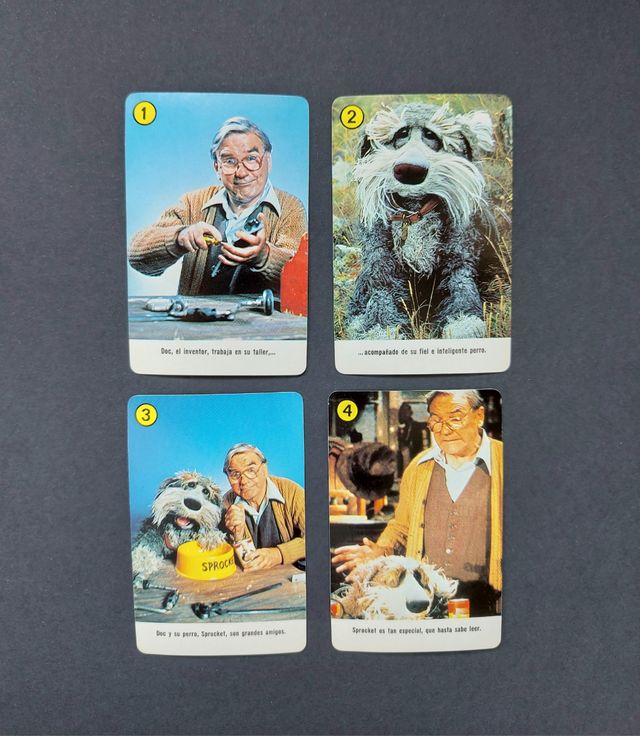 Cartas SIN JUGAR Fraggle Rock. Juego infantil mesa