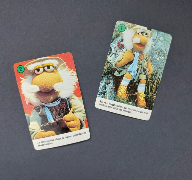 Cartas SIN JUGAR Fraggle Rock. Juego infantil mesa