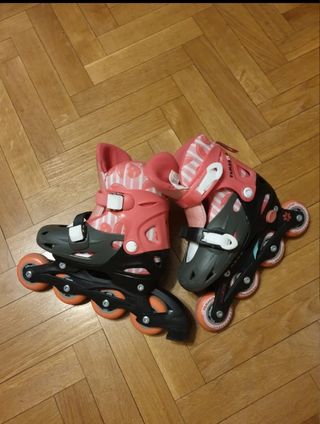 Patines en línea niña rosa
