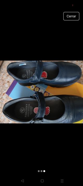 Zapatos niña piel 