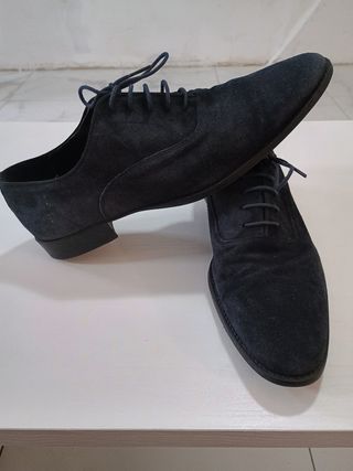 Zapatos de ante negros
