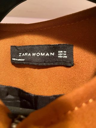 Abrigo Zara marrón mujer talla S