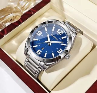 Reloj BINBOND Hombre Azul Plata