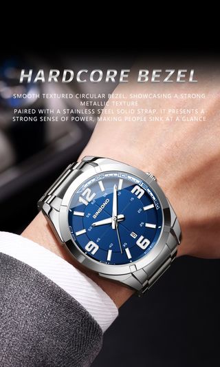 Reloj BINBOND Hombre Azul Plata