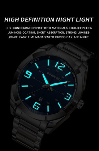 Reloj BINBOND Hombre Azul Plata